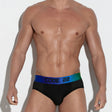 Code 22 Pride Mesh Brief Black