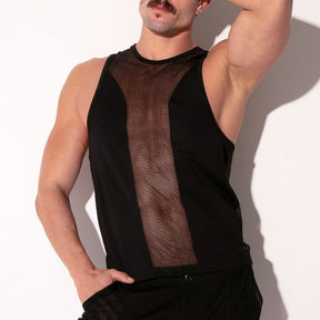 Code 22 Rock Tank Top Black