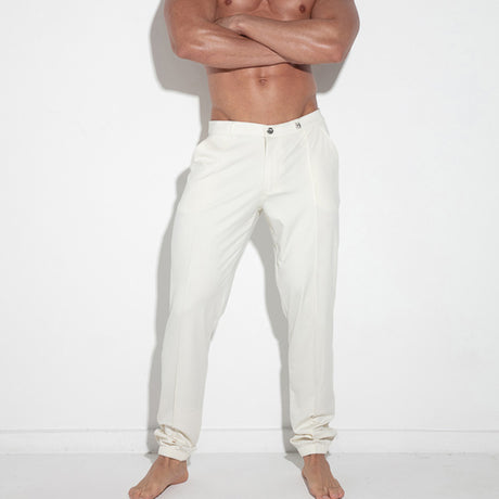 Code 22 Sleek Cuffed Pant White