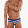 Code 22 Sunset Swim Brief Lime