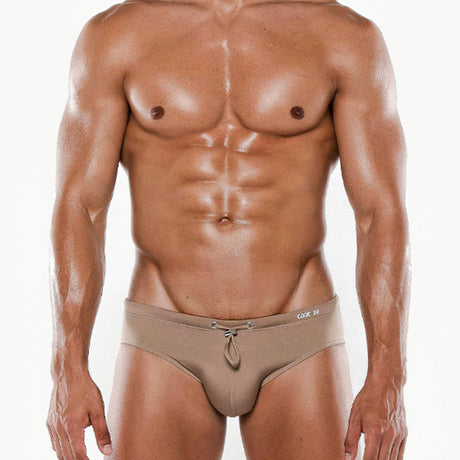 Code 22 Tan Swim Brief Beige