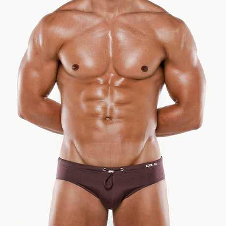 Code 22 Tan Swim Brief Chocolate