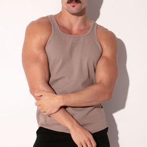 Code 22 Train Tank Top Taupe