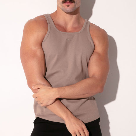 Code 22 Train Tank Top Taupe