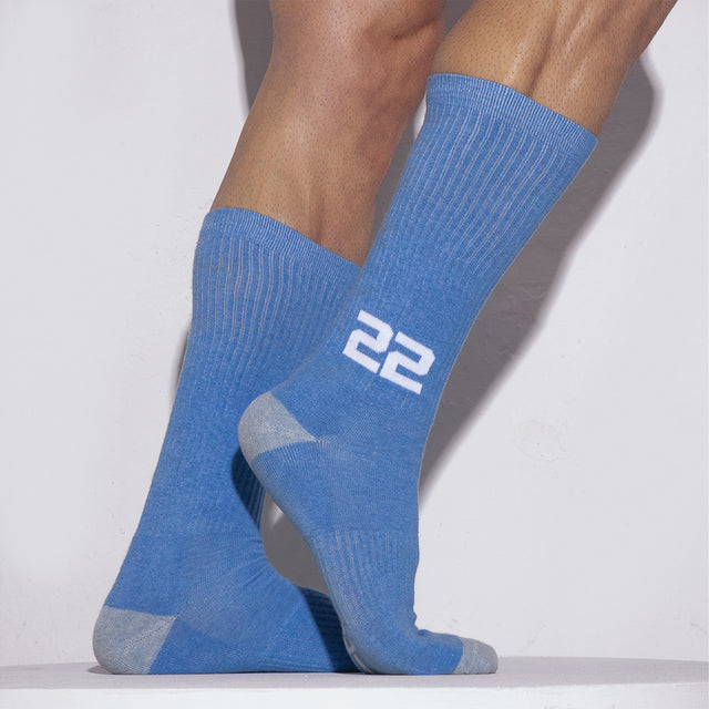 Code 22 Vintage Socks Sky Blue