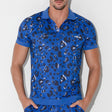 Code 22  Vivid Polo Shirt Blue