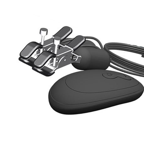 Command Remote Control Vibrating Nipple Clamps