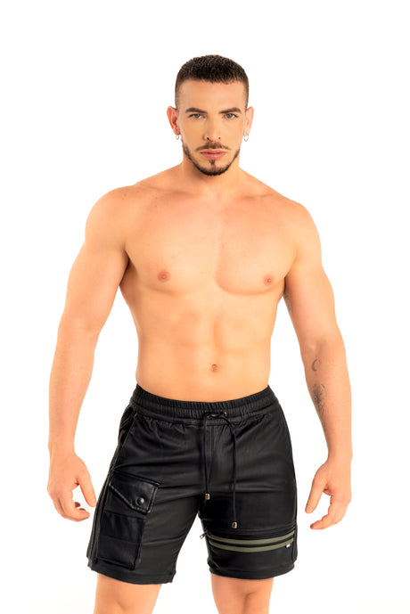 Dale Mas Industrial Mesh Short Phone Pocket Black Army