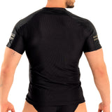 Dale Mas Industrial Zipper Shirt Black Military Green