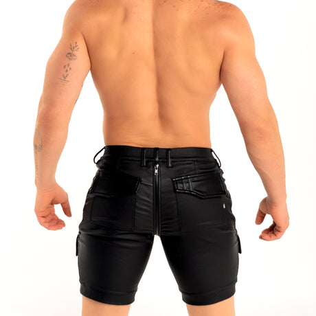 Dale Mas Industrial Cargo Short Zipper Black
