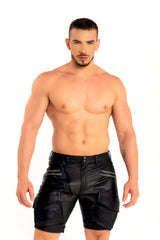 Dale Mas Industrial Cargo Short Black Military Green