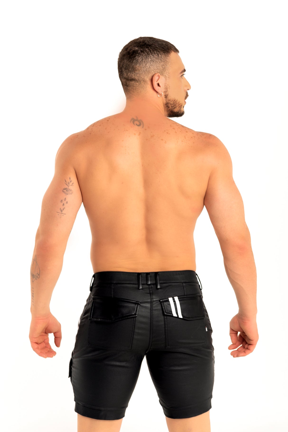Dale Mas Industrial Cargo Short Black White