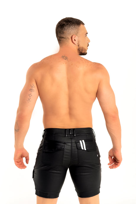 Dale Mas Industrial Cargo Short Black White