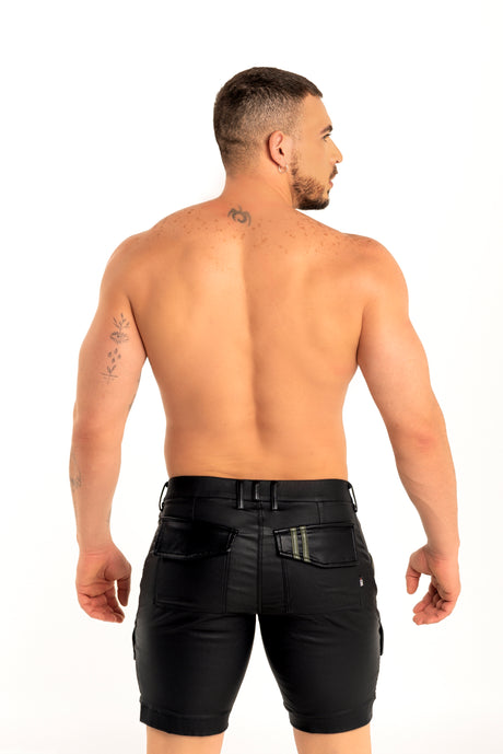 Dale Mas Industrial Cargo Short Black Military Green