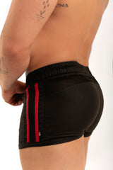 Dale Mas Industrial Mesh Short Black Red