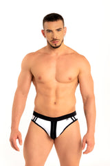 Dale Mas Kinky Brief Black White
