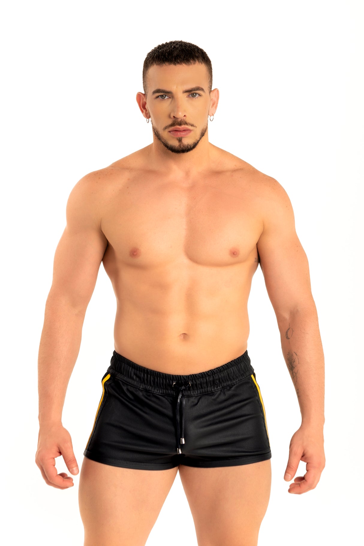 Dale Mas Industrial Mesh Short Black Yellow