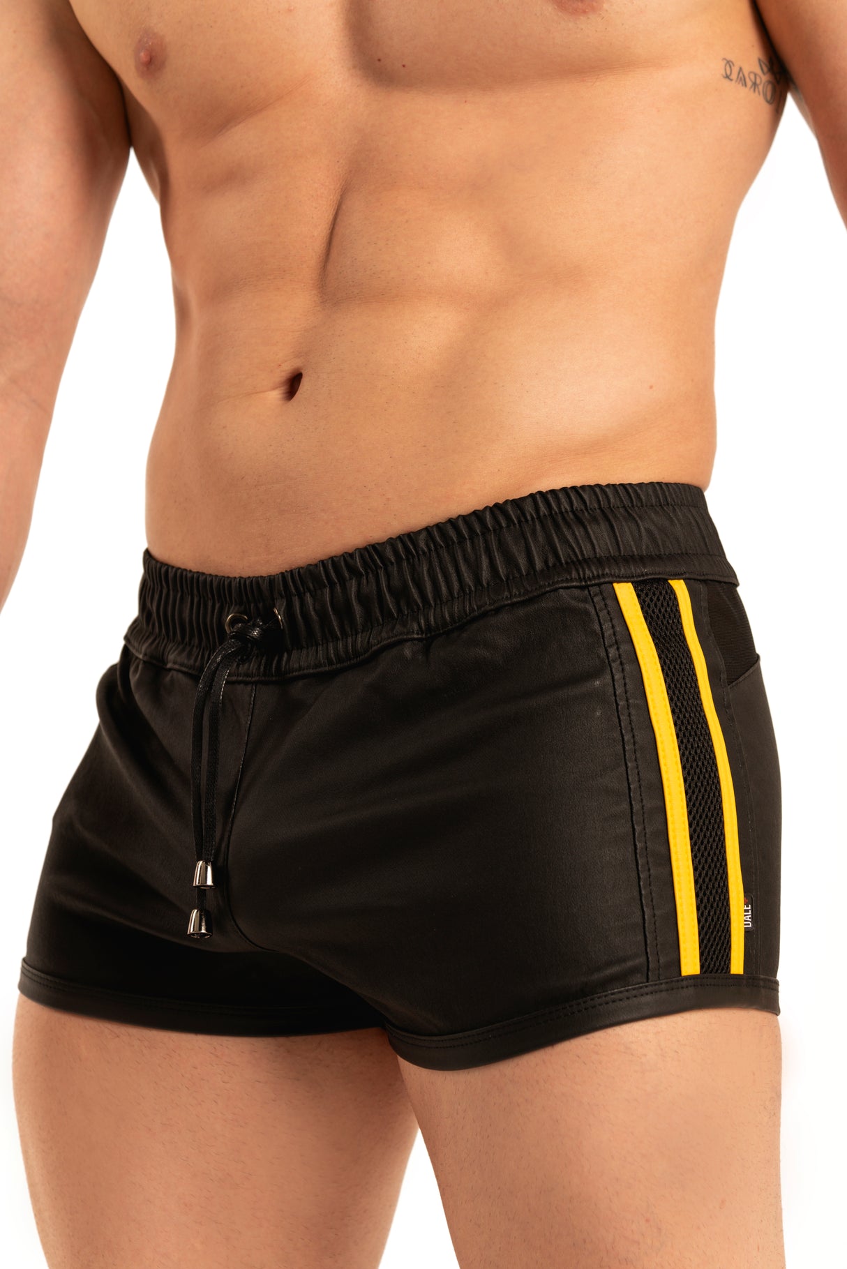 Dale Mas Industrial Mesh Short Black Yellow