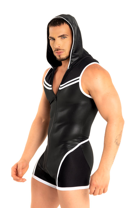 Dale Mas Kinky Hoody Body Black White