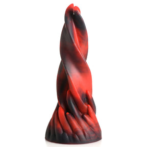 Creature Cocks Hell Kiss Twisted Tongues Silicone Dildo 7.4 Inch