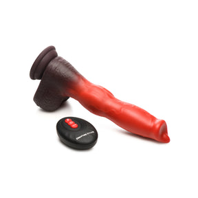 Creature Cocks Ramming Hound Thrusting & Vibrating Silicone Dildo 8.8 Inch