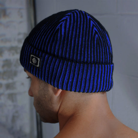 Breedwell Darkroom Rib Beanie Blue