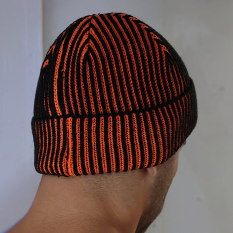 Breedwell Darkroom Rib Beanie Neon Orange