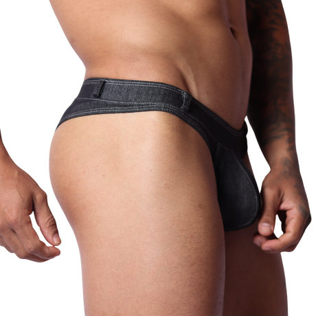 Gigo Denim Thong Black