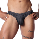 Gigo Denim Thong Black