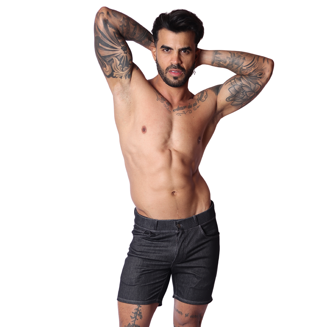 Gigo Denim Hot Short Black