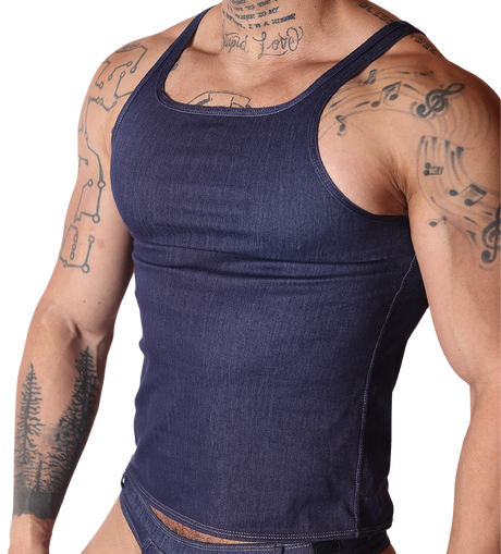 Gigo Denim Tank Blue