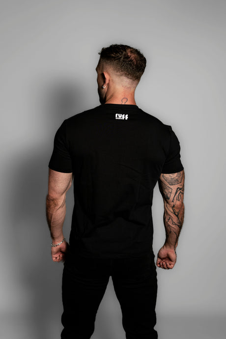 ruff GEAR Barcode Graphic T-Shirt PROUD BLACK RAINBOW