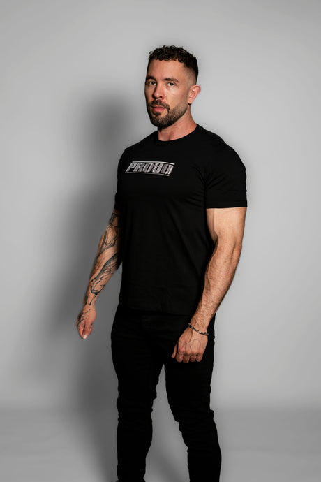 ruff GEAR Barcode Graphic T-Shirt PROUD