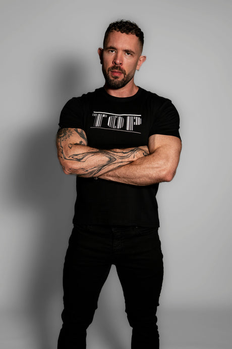ruff GEAR Barcode Graphic T-Shirt TOP