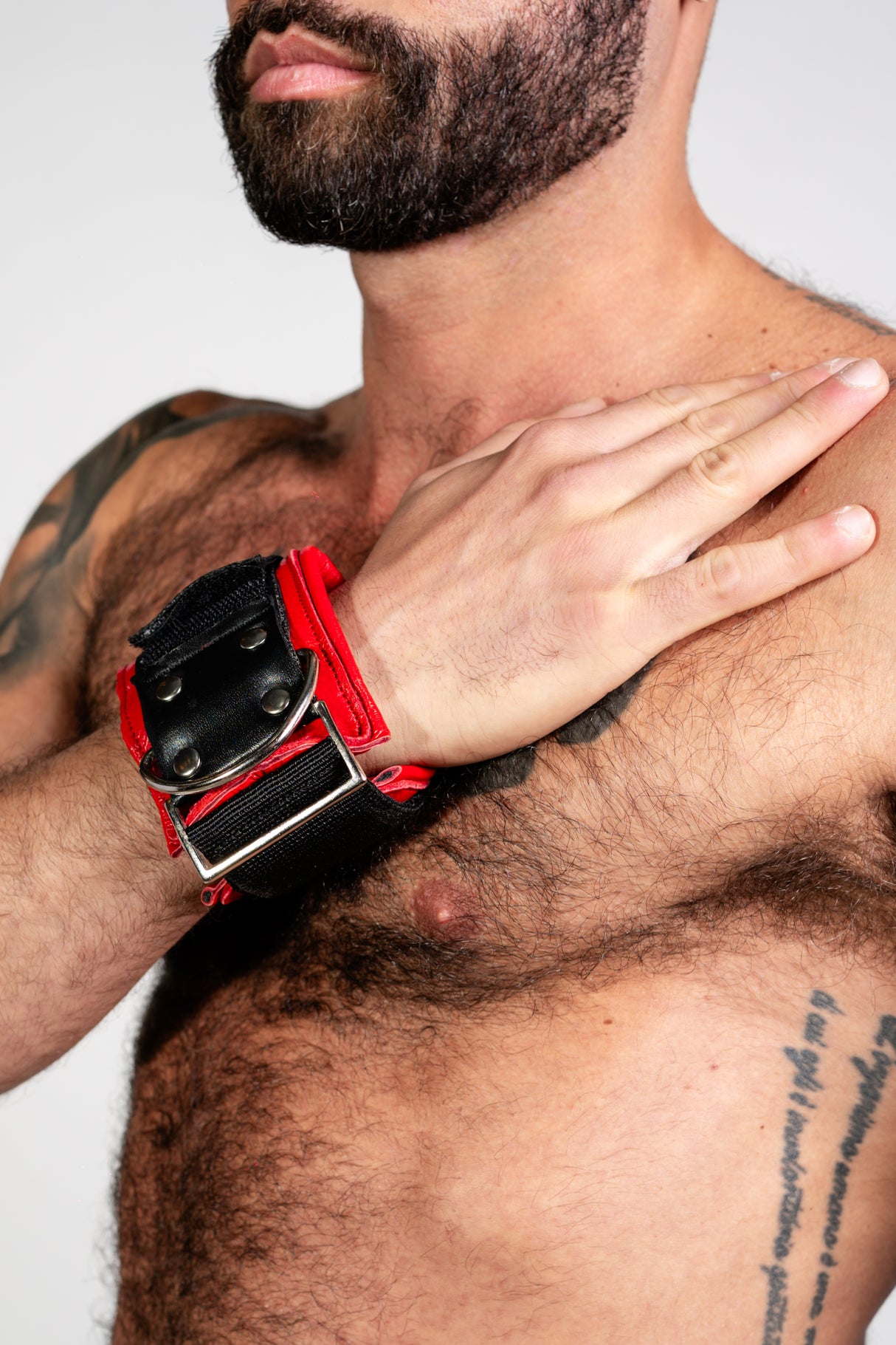 ruff GEAR Hardcore Grip Padded restraints Red