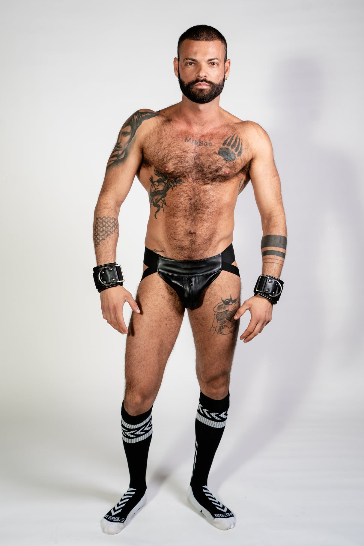 ruff GEAR Hardcore Grip Padded Restraints Black