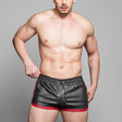 Dale Mas Biker + Stripe Short Black Red