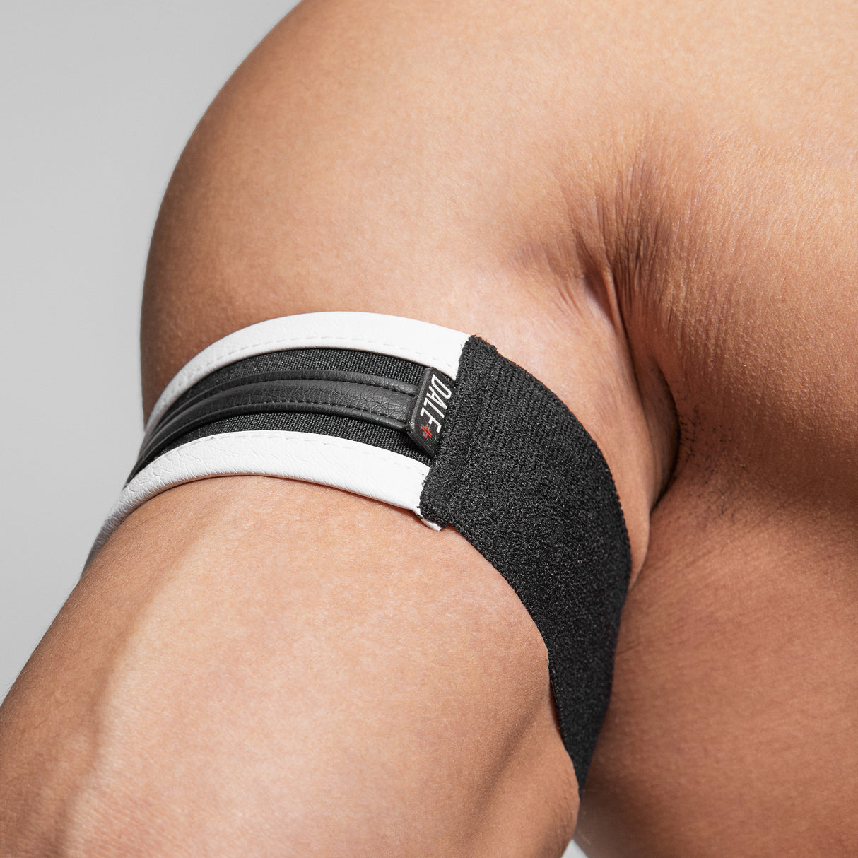 Dale Mas Biker + Luxury Bicep Band Black White