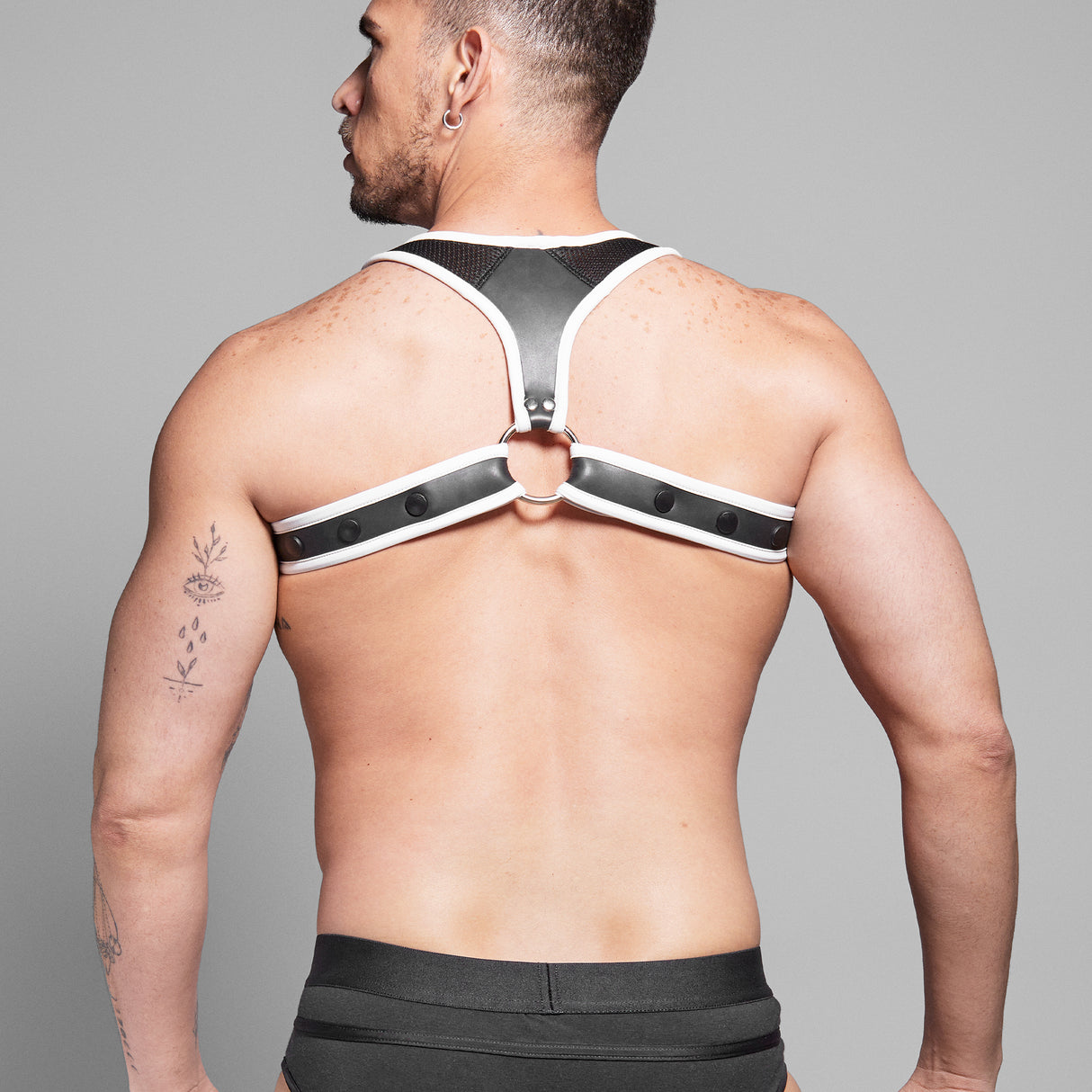 Dale Mas Smooth Skin Neoprene Harness Black White