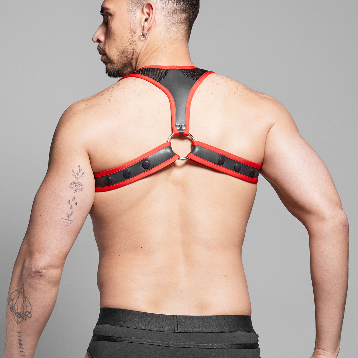 Dale Mas Smooth Skin Neoprene Harness Black Red