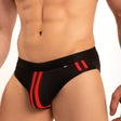Dale Mas Biker + Kinky Brief Black Red