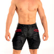 Dale Mas Industrial Cargo Short Black Red