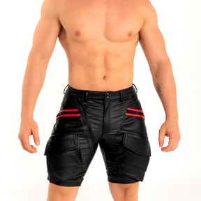 Dale Mas Industrial Cargo Short Black Red