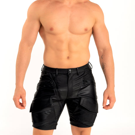 Dale Mas Industrial Cargo Short Zipper Black