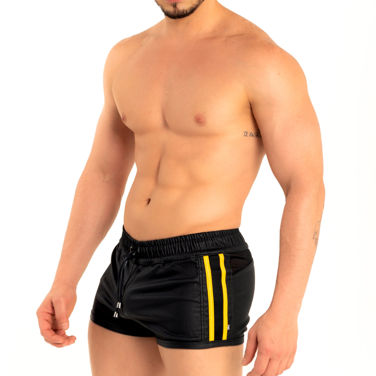 Dale Mas Industrial Mesh Short Black Yellow