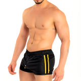 Dale Mas Industrial Mesh Short Black Yellow