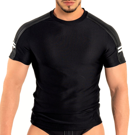 Dale Mas Industrial Zipper Shirt Black White