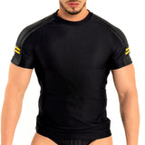 Dale Mas Industrial Zipper Shirt Black Yellow