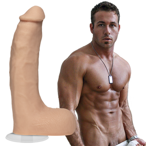 Doc Johnson Signature Cocks Chad White Dildo 8.5 Inch