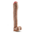 Dr Skin Mr Ed Dildo with Balls 13 Inch Light